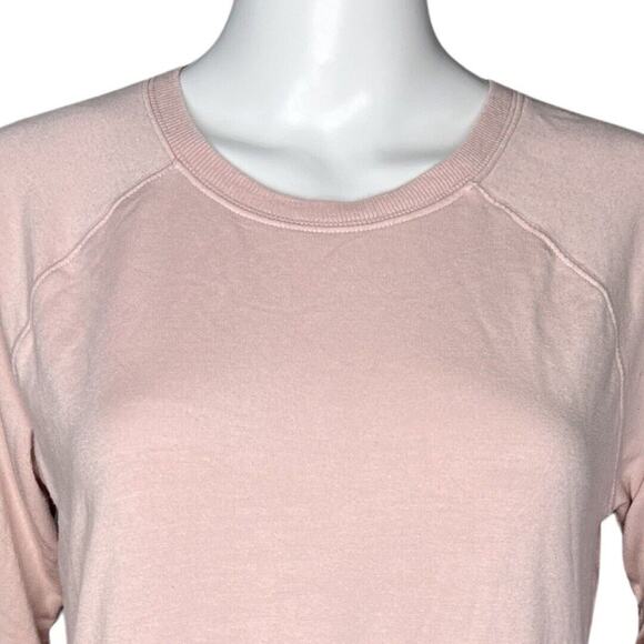 Athleta Shirt Womens Small Mindset Sweatshirt Pink Workout Commute Athleisure‎ - Picture 5 of 7